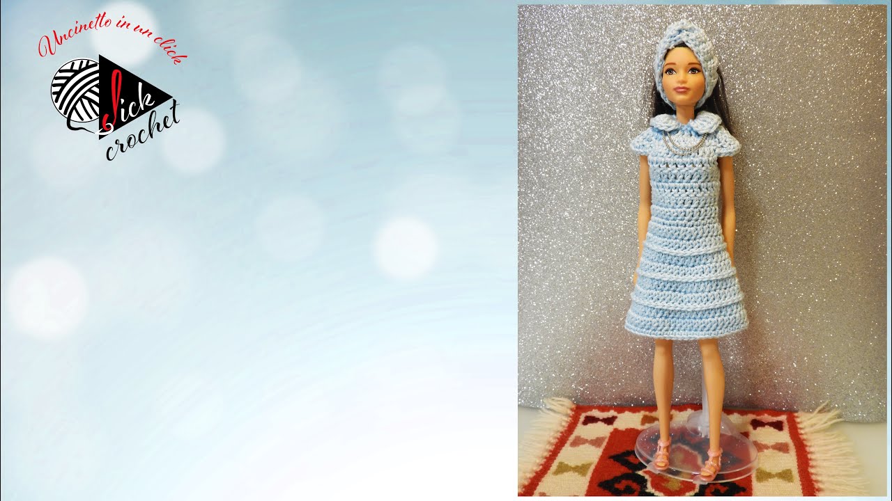 TUTORIAL UNCINETTO BARBIE VESTITINO MODELLO 9