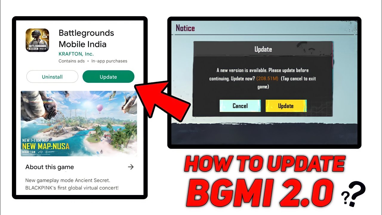 HOW TO UPDATE BGMI 2.2 - BGMI NEW UPDATE - BAN BGMI UPDATE VERSION 2.2 HOW TO UPDATE