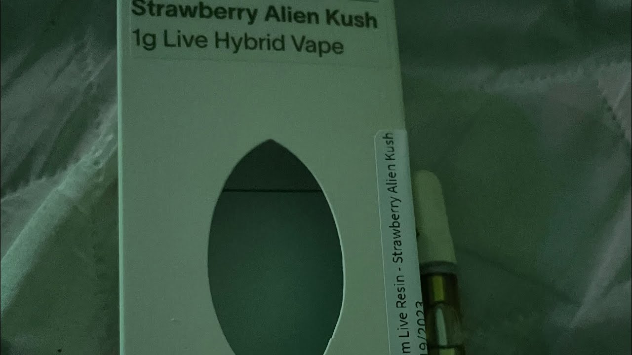 Dispensary bloom full gram live resin cart review strawberry alien kush
