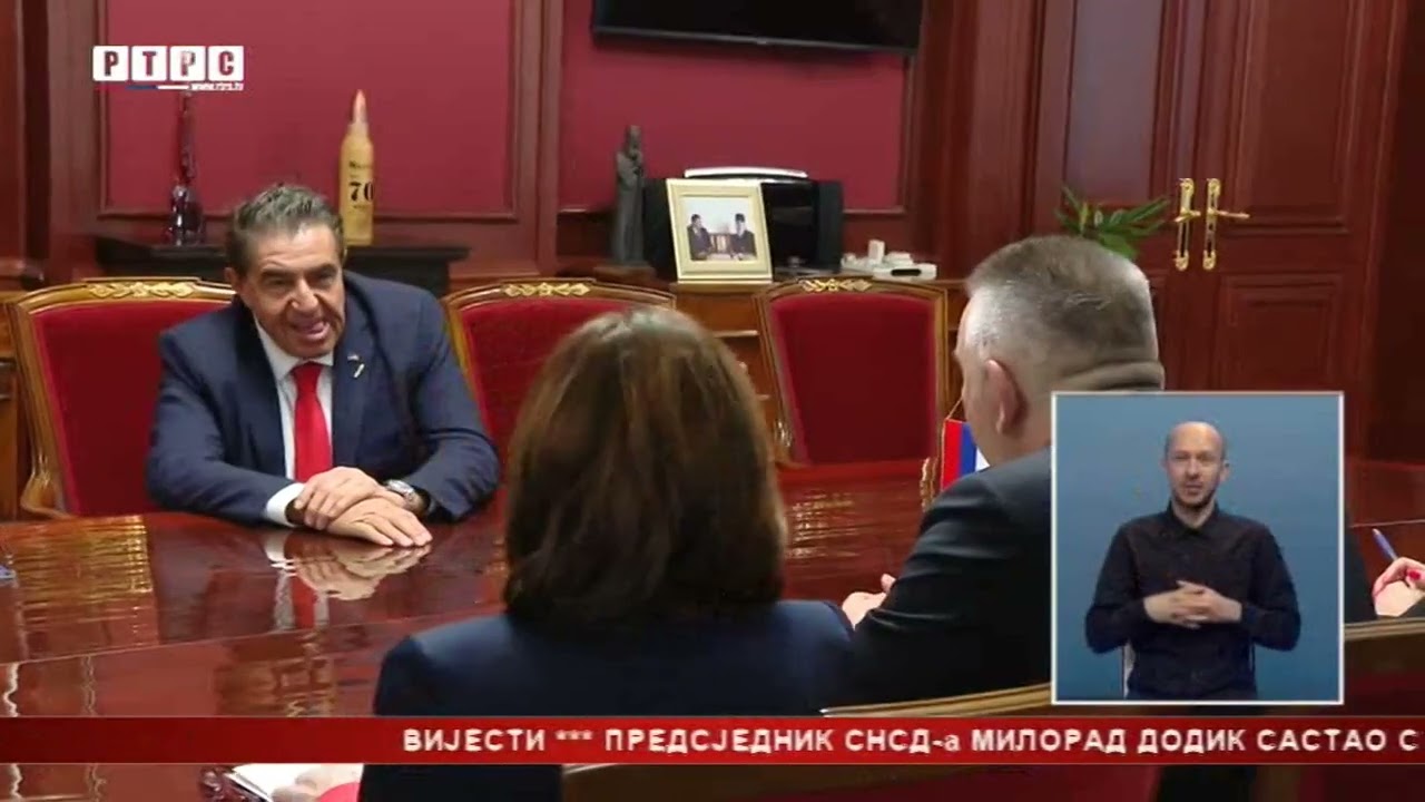 Predsjednik Vlade Savo Minić sa specijalnim predstavnikom SAD za globalnu saradnju Paolom Zampolijem