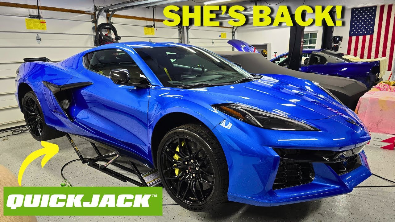 My 2024 C8 Z06 Is BACK - Perfecting The Paint + New Garage Tools!