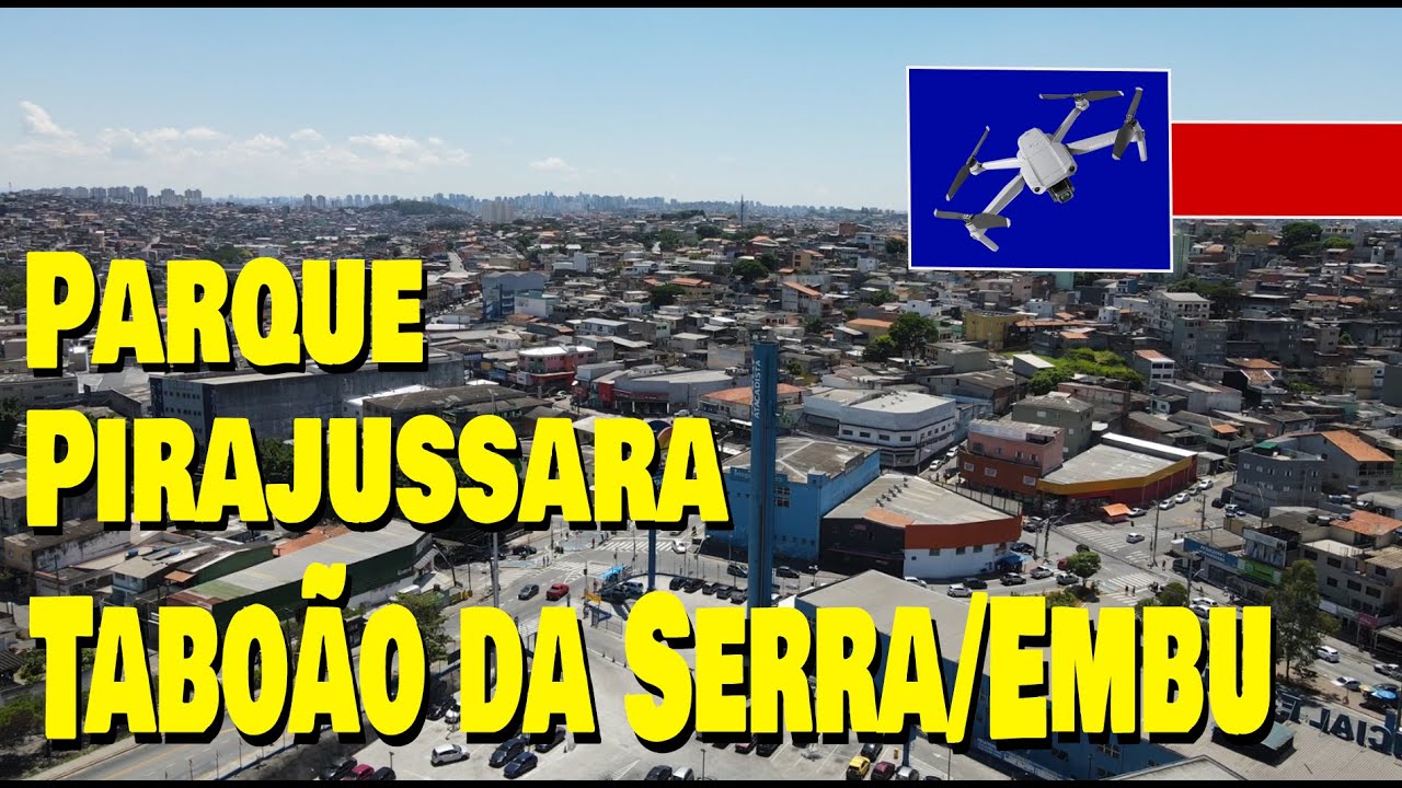 Taboão da Serra - Pirajussara - Embu da Artes - Voo drone  DJI Mavic Air 2