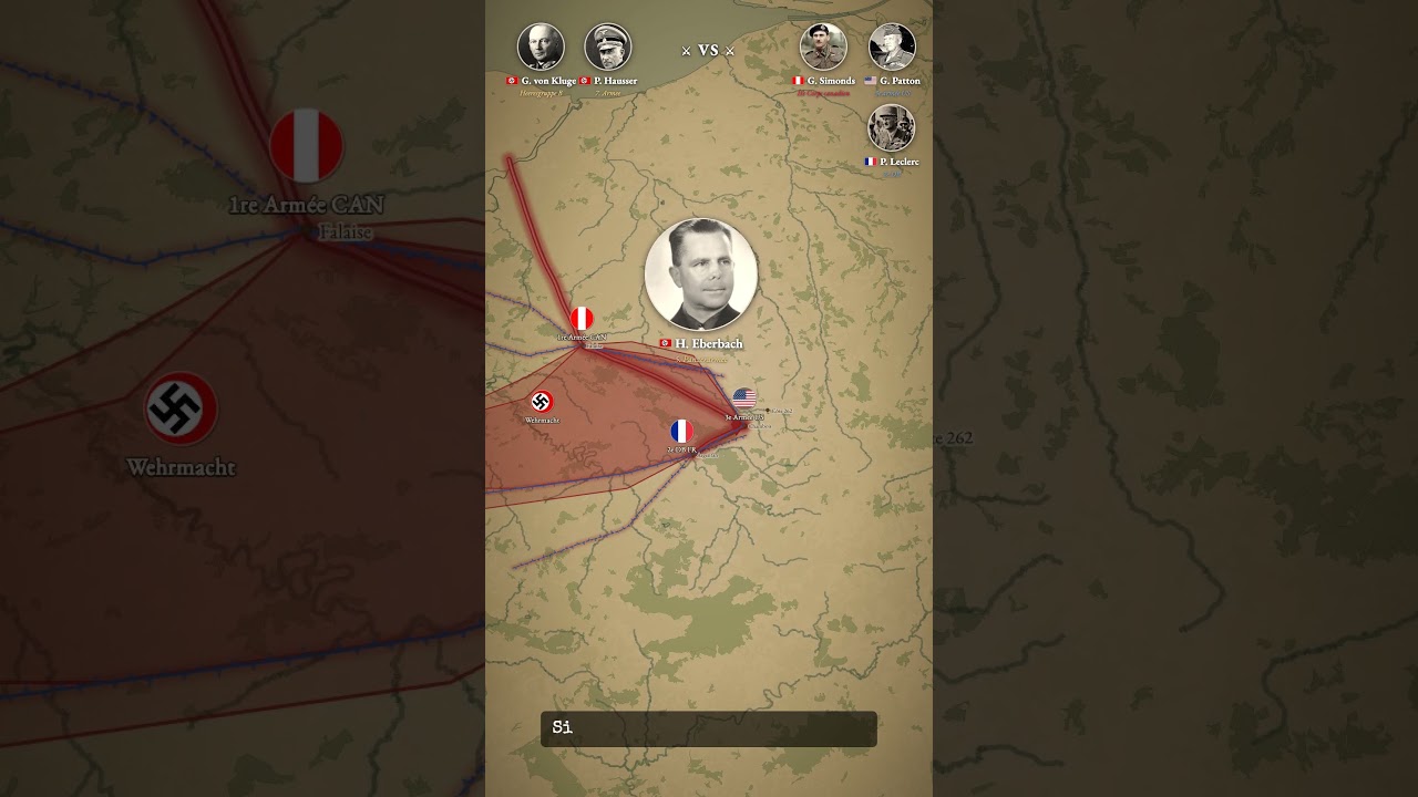 Hitler refuse la retraite, et 100 000 Allemands se retrouvent pi&eacute;g&eacute;s en Normandie.