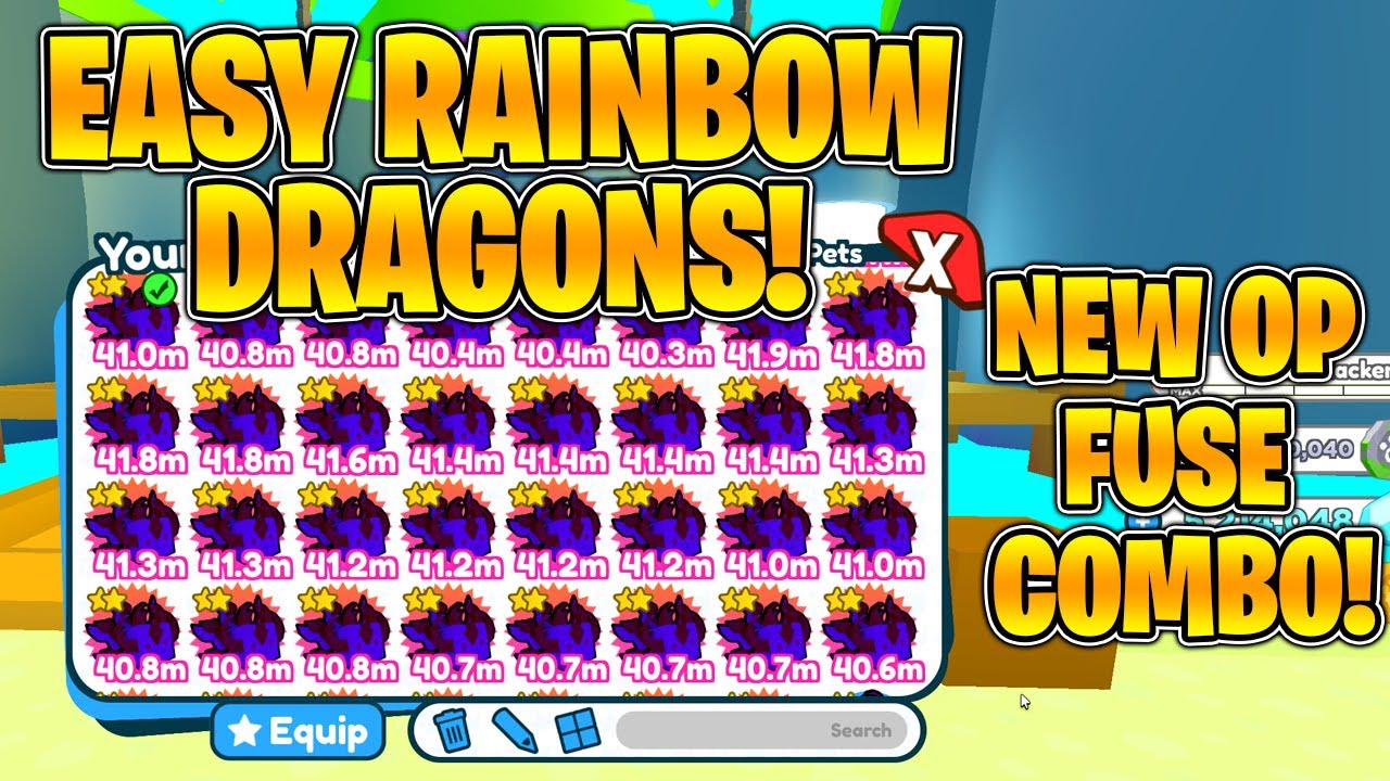 NEW! OP RAINBOW EMPYREAN Fuse Combo! 70% SUCCESS! Pet Simulator X