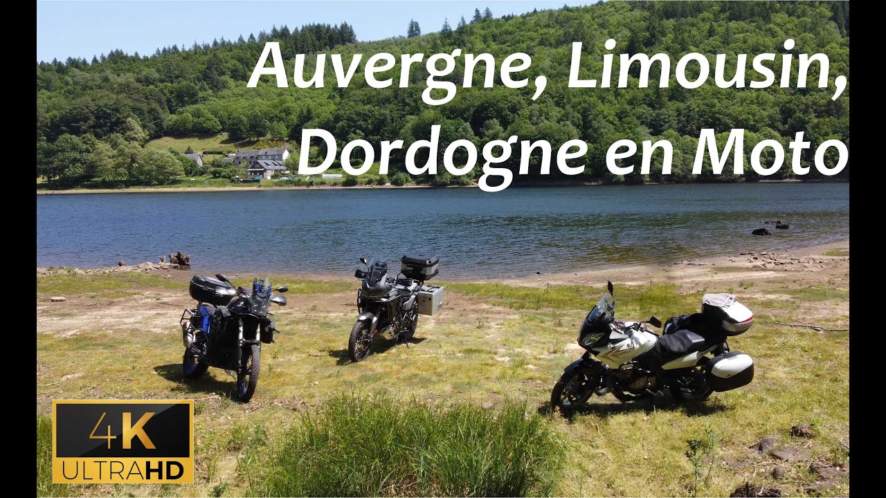 Road Trip moto à travers l'Auvergne, le Limousin et la Dordogne