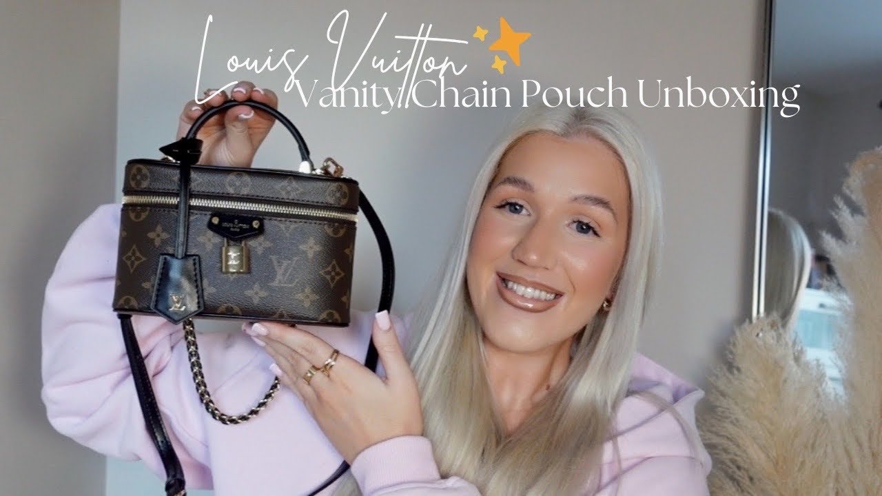Louis Vuitton Vanity Chain Pouch Bag Unboxing✨