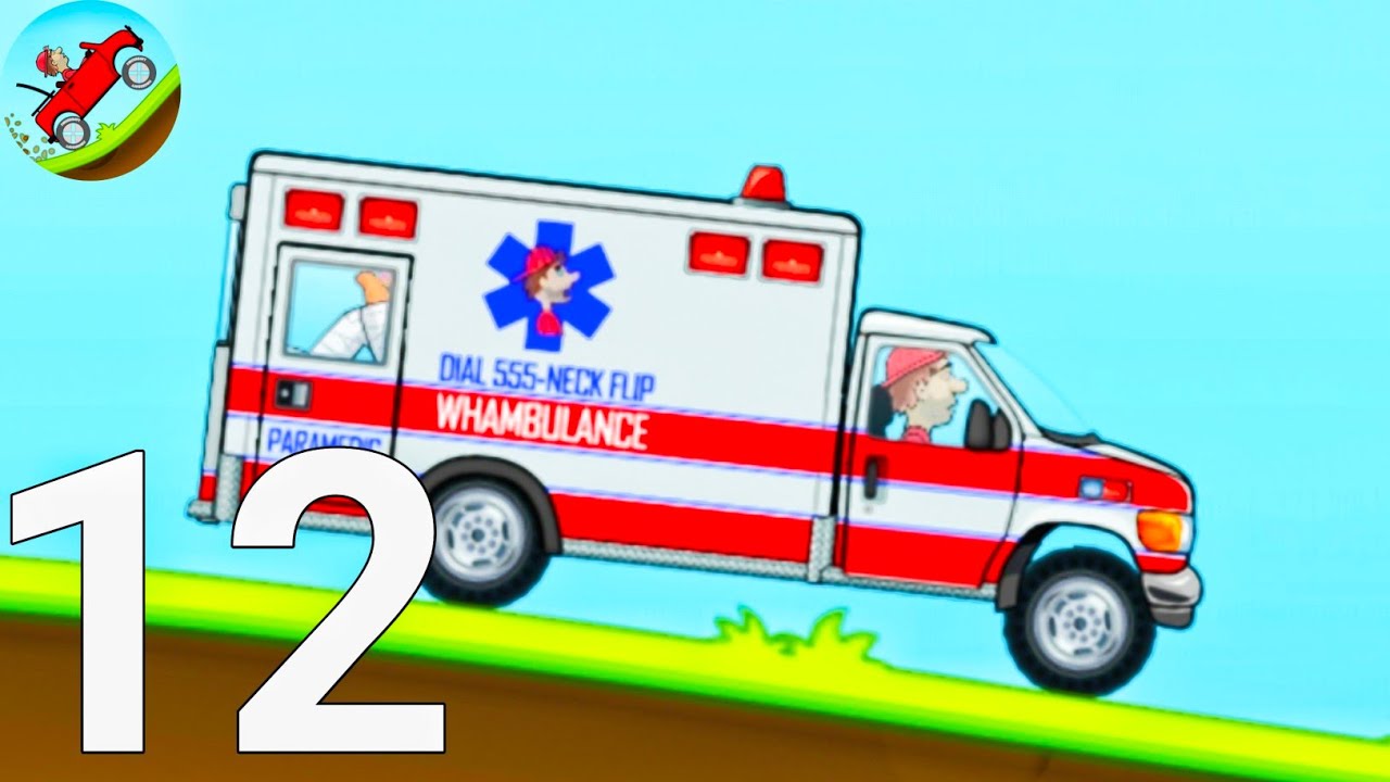 Hill Climb Racing Part 12 🚑 Ambulance Gameplay | Android & iOS ⭐