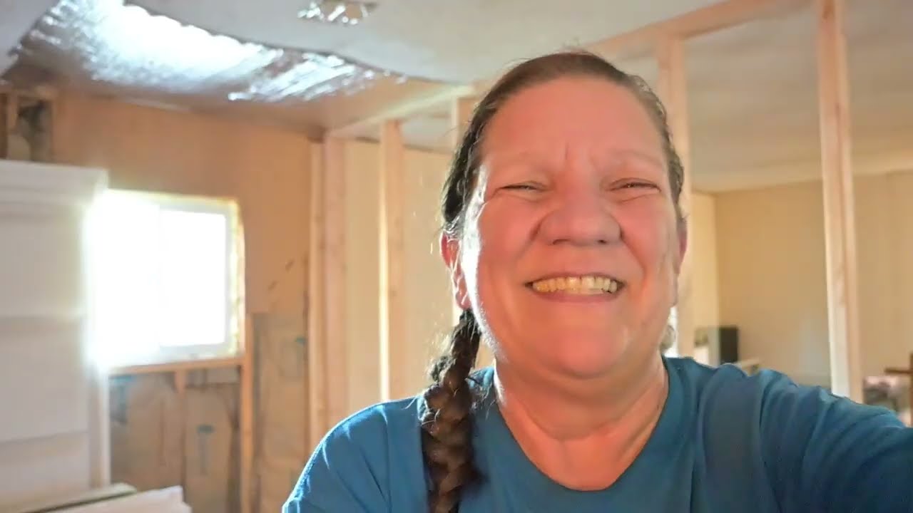 Building A Wall | Mobile Home Bathroom Remodel