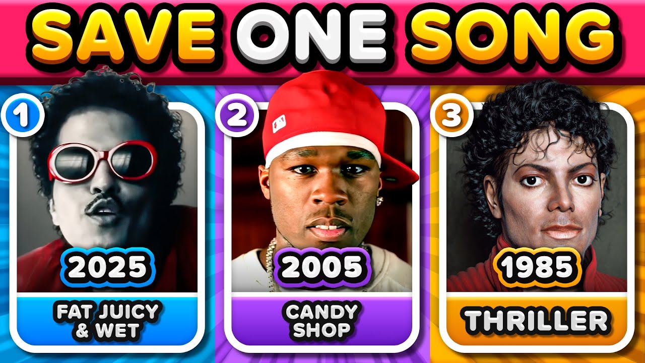 SAVE ONE SONG PER YEAR 🎤🎵 Most Popular Songs From 2025 to 1985 | Music Quiz