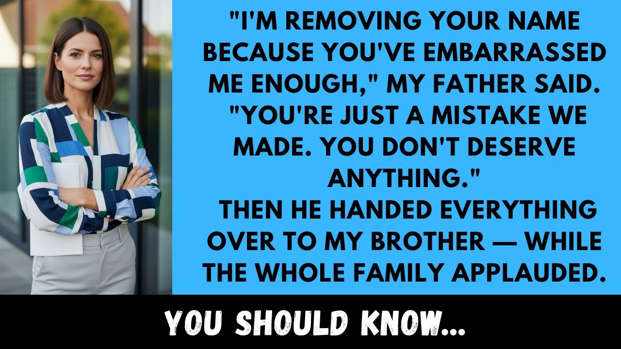 Dad Said I Deserved Nothing — Then the Lawyer Revealed His Biggest Mistake