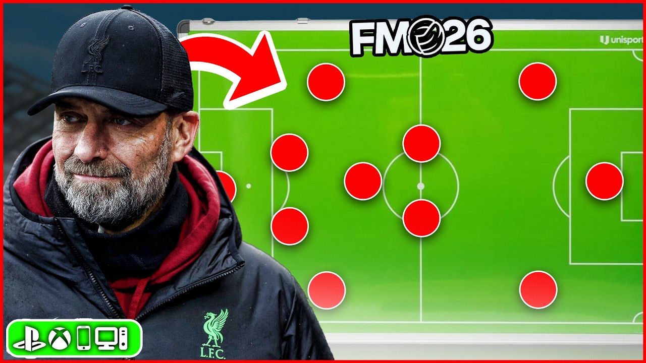 This Klopp 4-3-3 Tactic is A CHEAT CODE! (4+ GPG) | Best FM26 Tactics