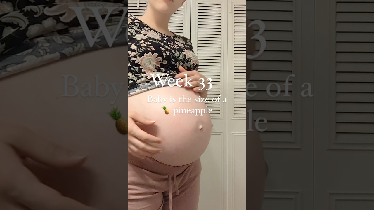 33 weeks pregnant baby development
