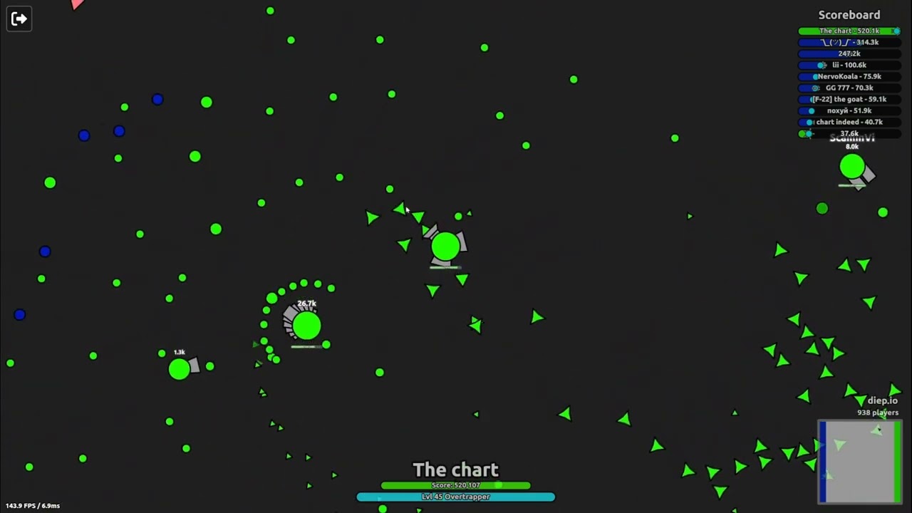 Diep.io | Надлестница 1м 2тдм