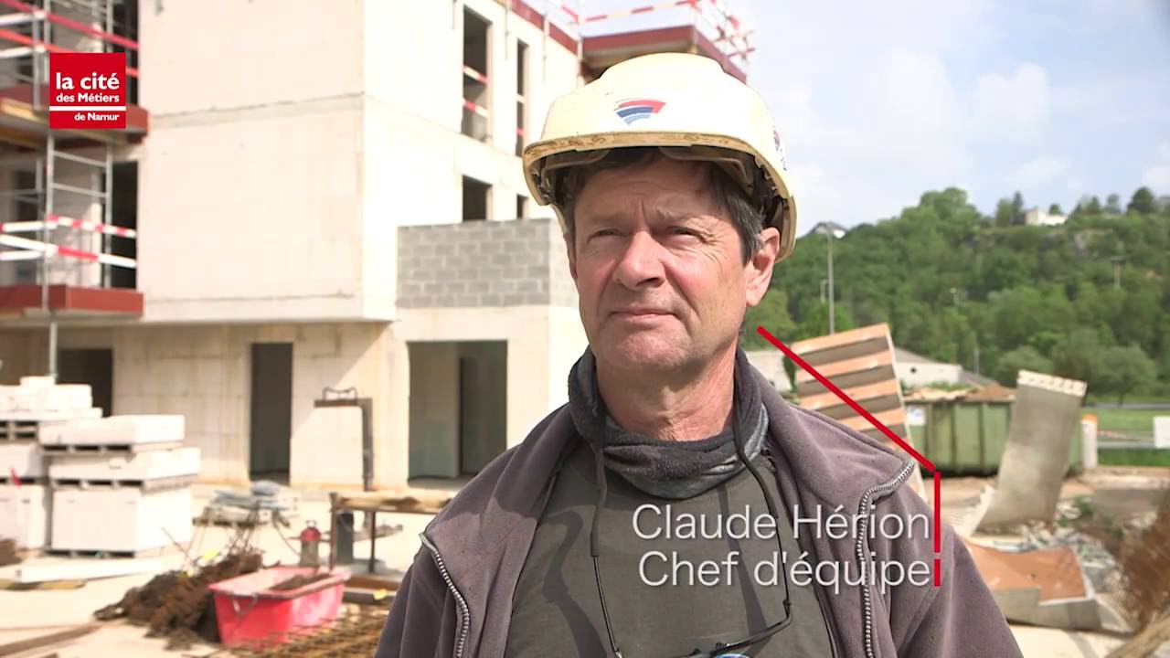 Vidéo métier: Coffreur - ferrailleur (CDM Namur)