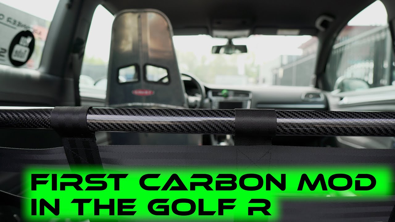 DIY REAR SEAT DELETE - CUSTOM MADE IN CARBONFIBER FOR MY GOLF R *LOOKS AWESOME*