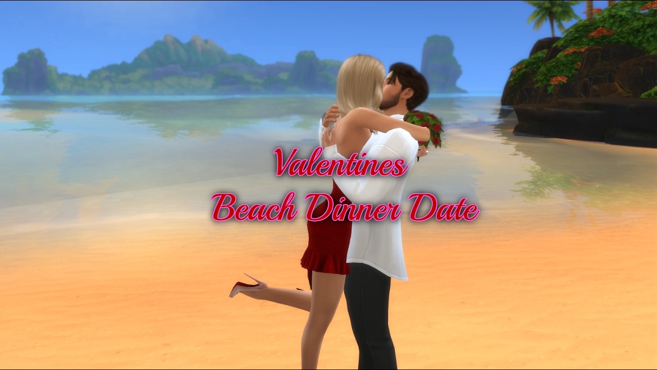 Valentines Beach Dinner Date