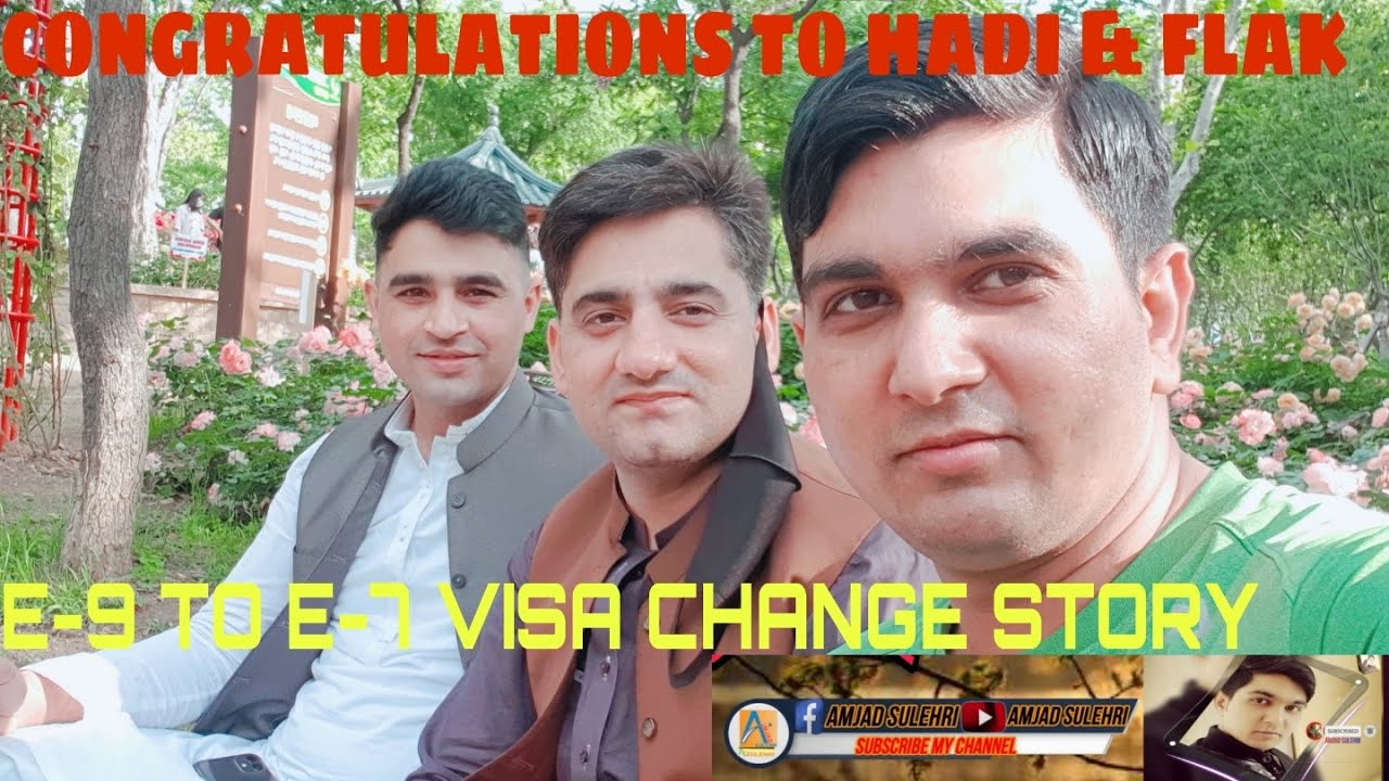 E 9 TO E 7 HADI AND FALAK STORY AND EXPERIENCE IN KOREA