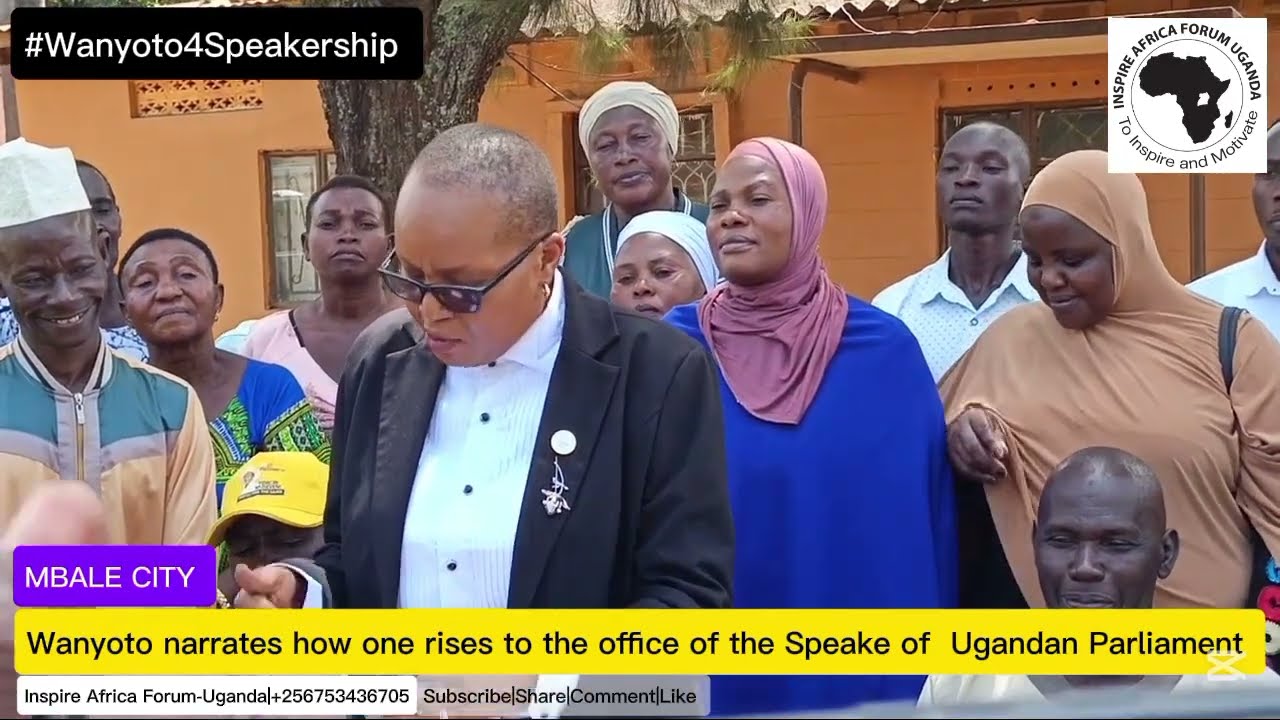 Hon. Wanyoto narrates how one rises to the office of the Speaker of Ugandan Parliament 