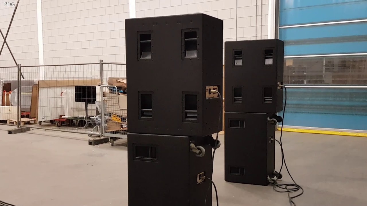 Eastern Acoustic Works EAW 💪💪💪 PA Setup Test