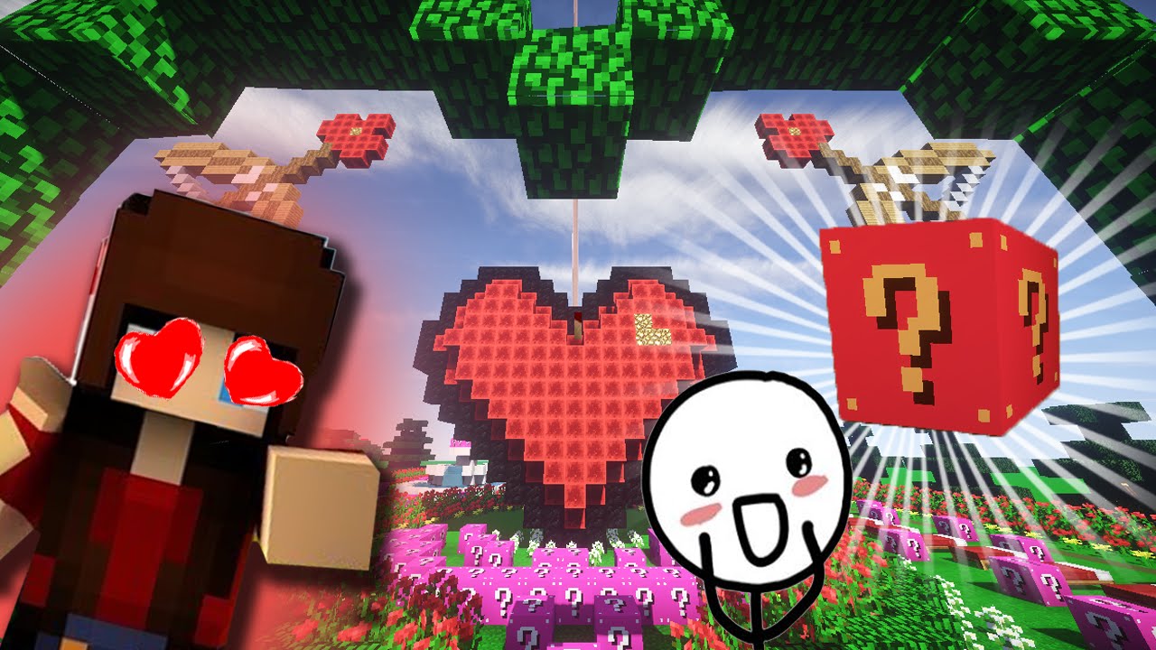 VALENTINES YOUTUBER LUCKY BLOCK LOVE -  BASHLEY TROLLED /w AshleyMariee,Bodil40 and SimonHds90