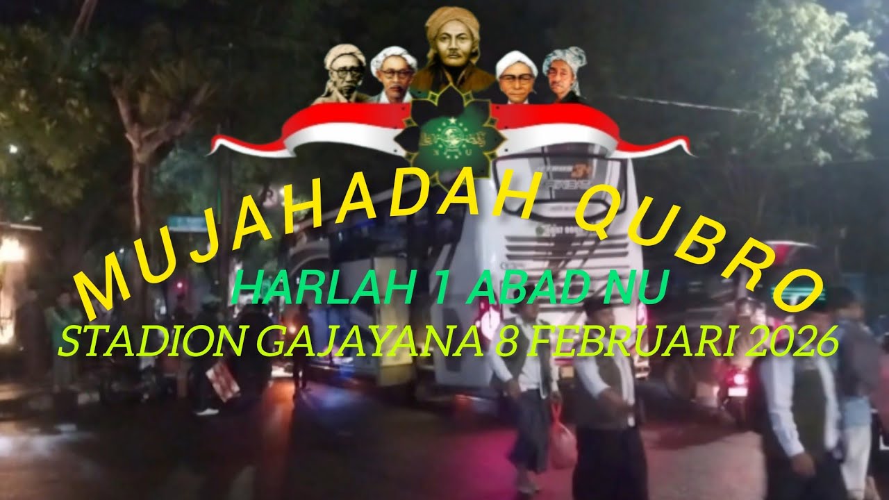 Suasana Di Zona Kedatangan Jamaah | Mujahadah Qubro | 1Abad NU Stadion Gajayana Kota Malang