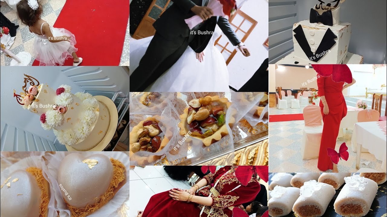 مقتطفات من حفل🎊زواج اخي♥️الحلويات لي خدمت😋واش لبست💃حنة العروس👰كيكة العريس و العروسة🤵👰 #زواج #عرس