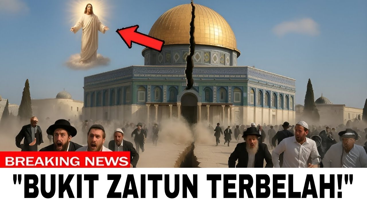 Bukit Zaitun Terbelah Menjadi Dua! Mungkinkah Ini Tanda Kedatangan Yesus Kembali?