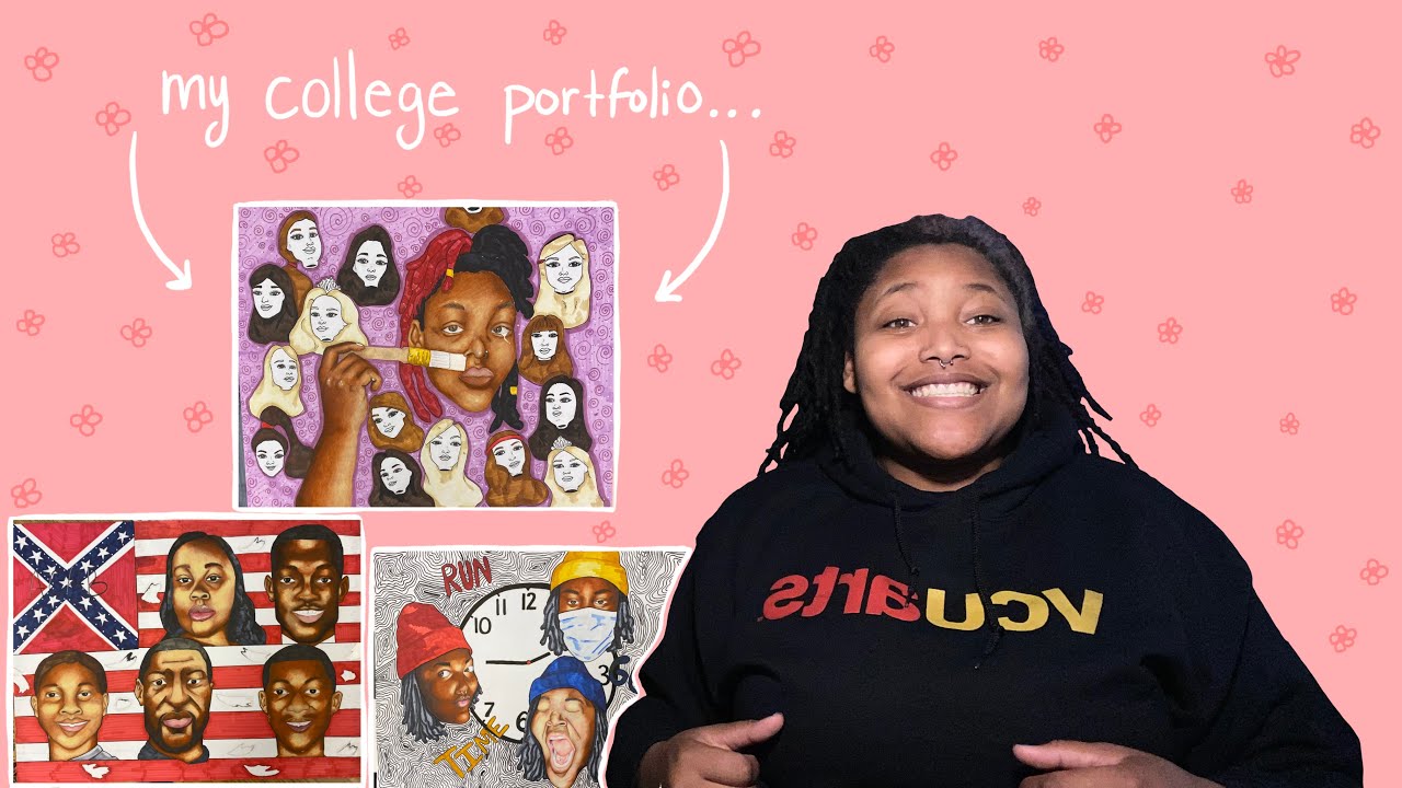 accepted art portfolio ! - risd, saic, mica, vcu