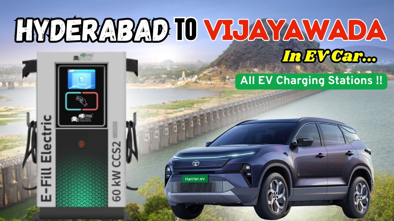 Hyderabad - Vijayawada Road Trip EV Car | TOP EV charging stations On Highway | Mahindra XEV 9E