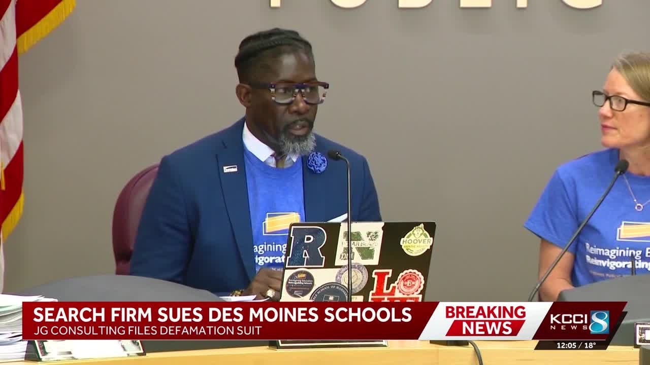 Search firm DMPS used to hire former superintendent Ian Roberts sues district for defamation