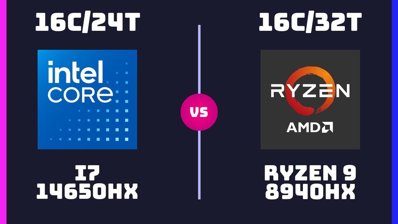 Intel Core i7 14650HX vs AMD Ryzen 9 8940HX &ndash; CPU Comparison