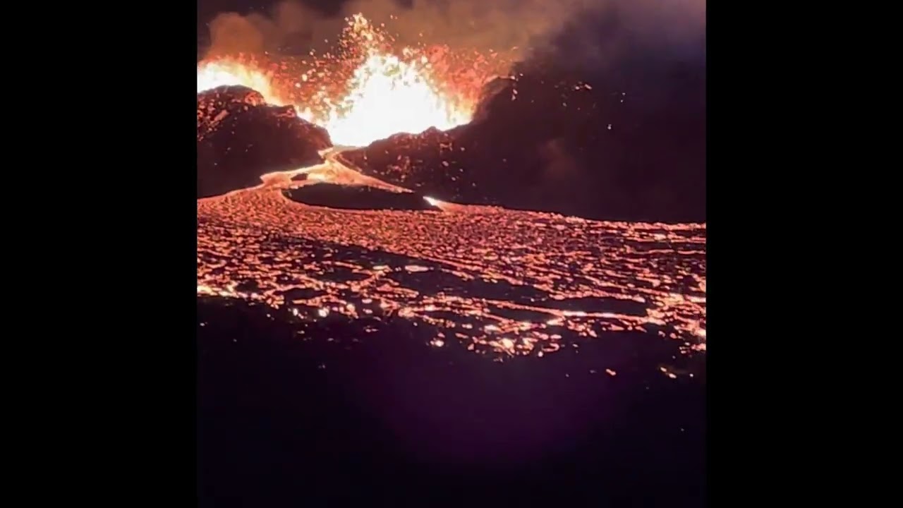 Volcanic Eruption in Meradalur, Grindavik, Iceland 14th August 2022 / Eldgos í Meradölum
