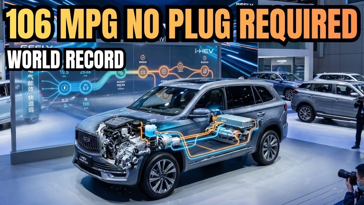 МИРОВОЙ РЕКОРД! Секрет Geely с расходом 2.22 л/100 км: представлена система i-HEV