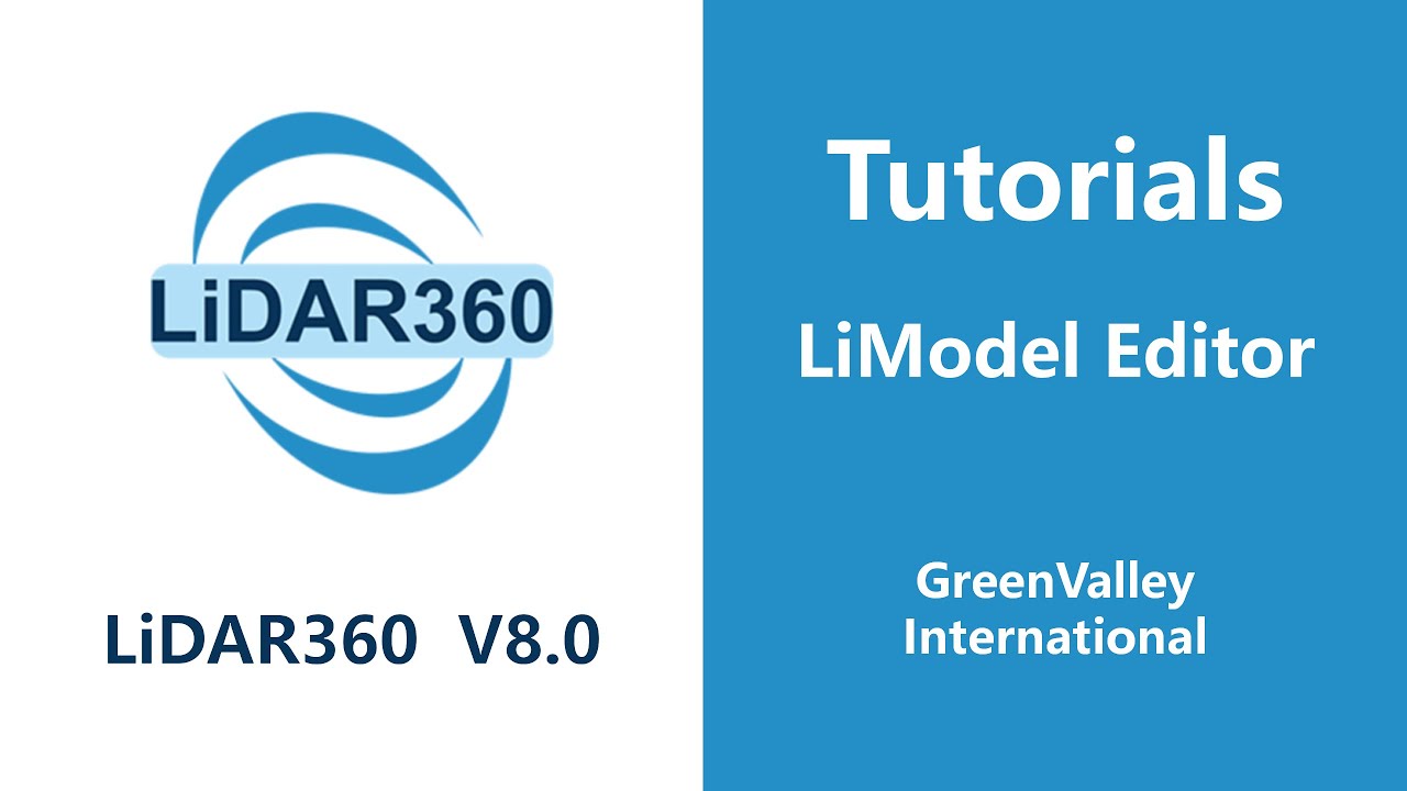 LiDAR360 V8 - Terrain | LiModel Editor LiDAR Software Tutorial