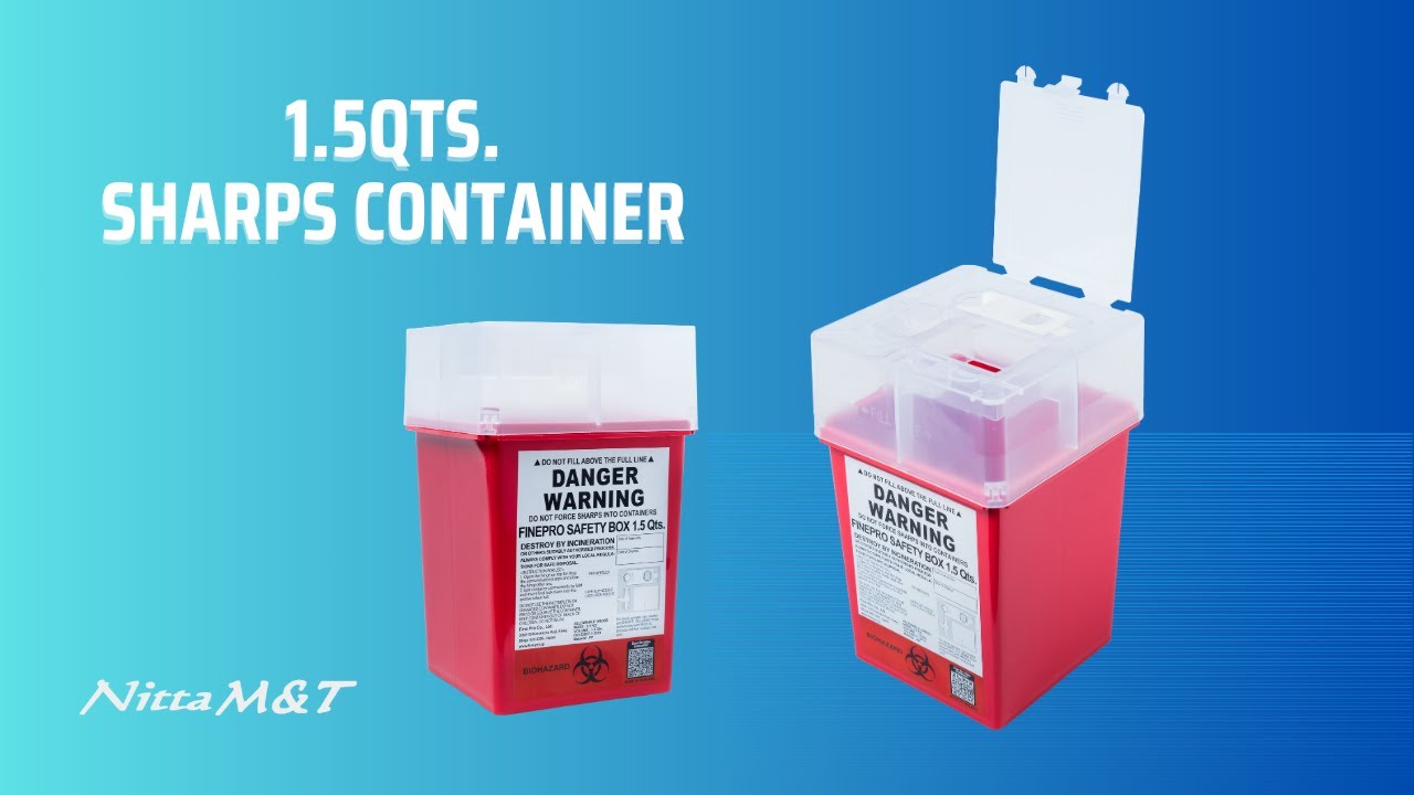 1.5Qts. Sharps Container Instruction for Use