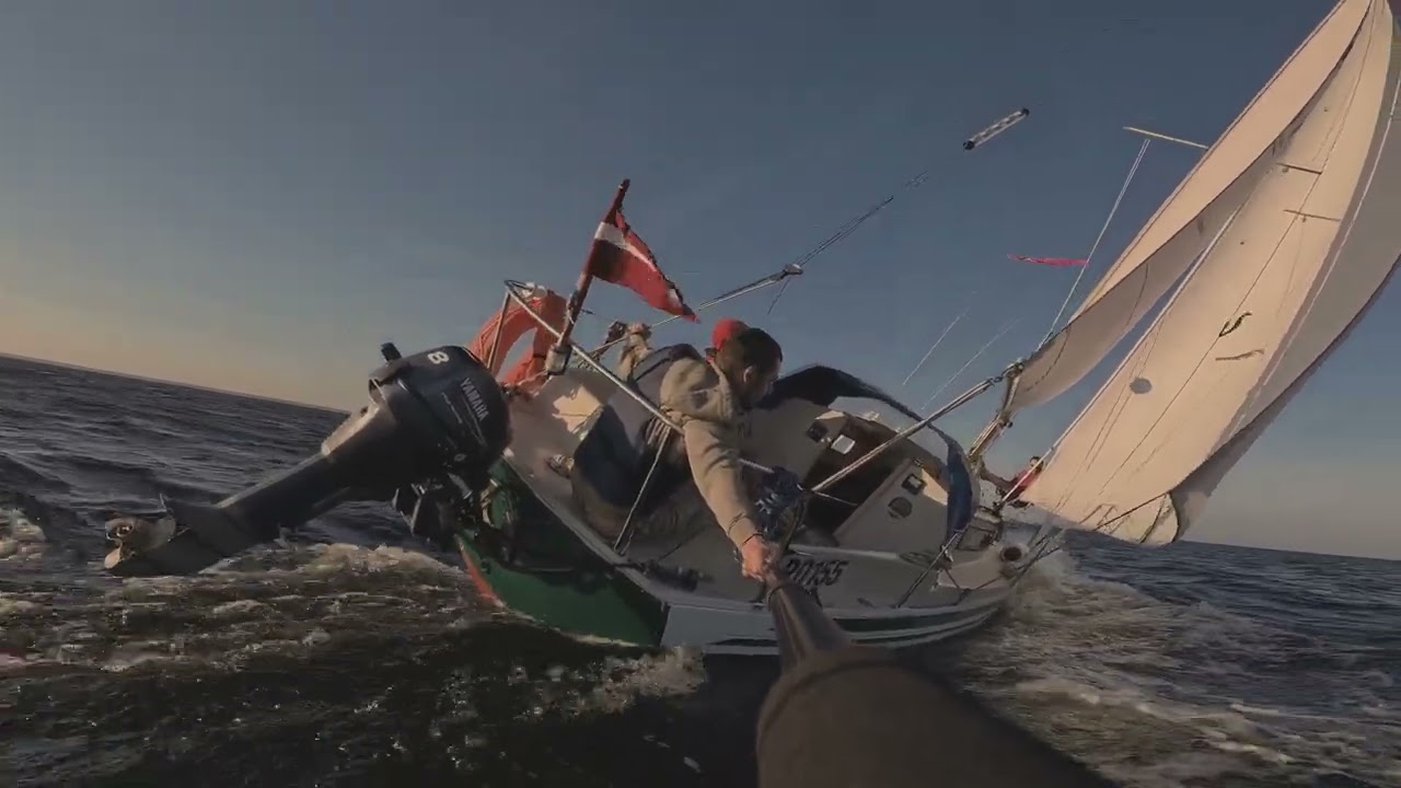 Albin Vega 27 . Latvija-Gulf of Riga. August 2022