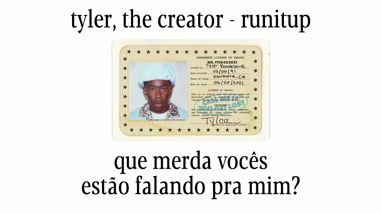 tyler, the creator - runitup (legendado)