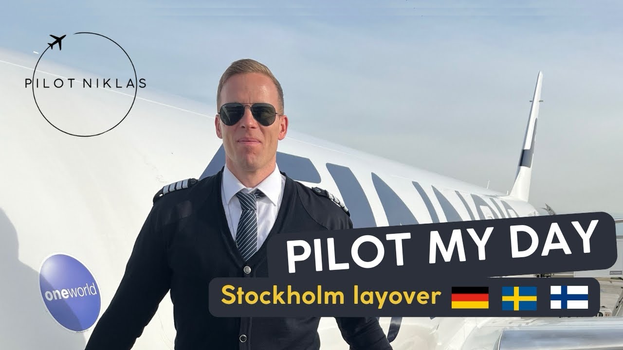 Pilot my day, Stockholm layover 🇸🇪