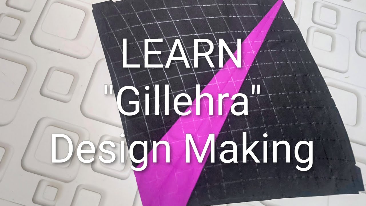 🐿️Gillehra Design Banana Sikhein🪁| Learn Gillehra Design Making 