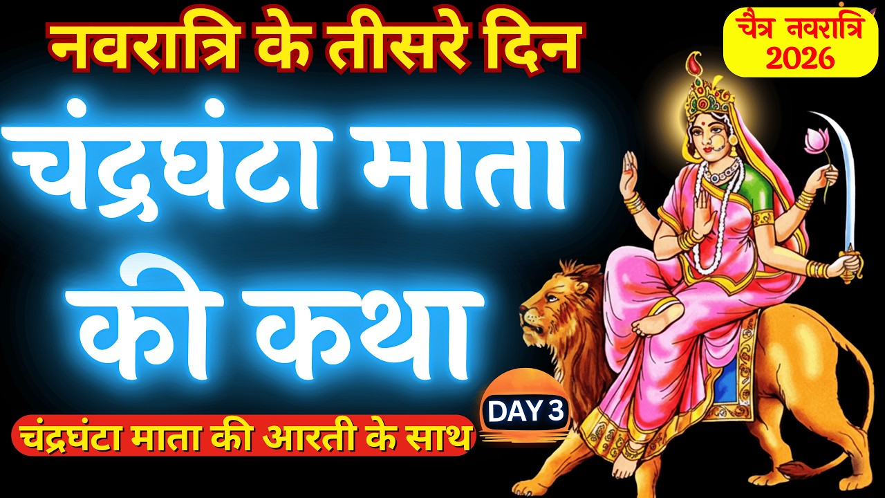 नवरात्रि के तीसरे दिन चंद्रघंटा माता की कथा || Navratri Day 3- Maa Chandraghanta ki katha