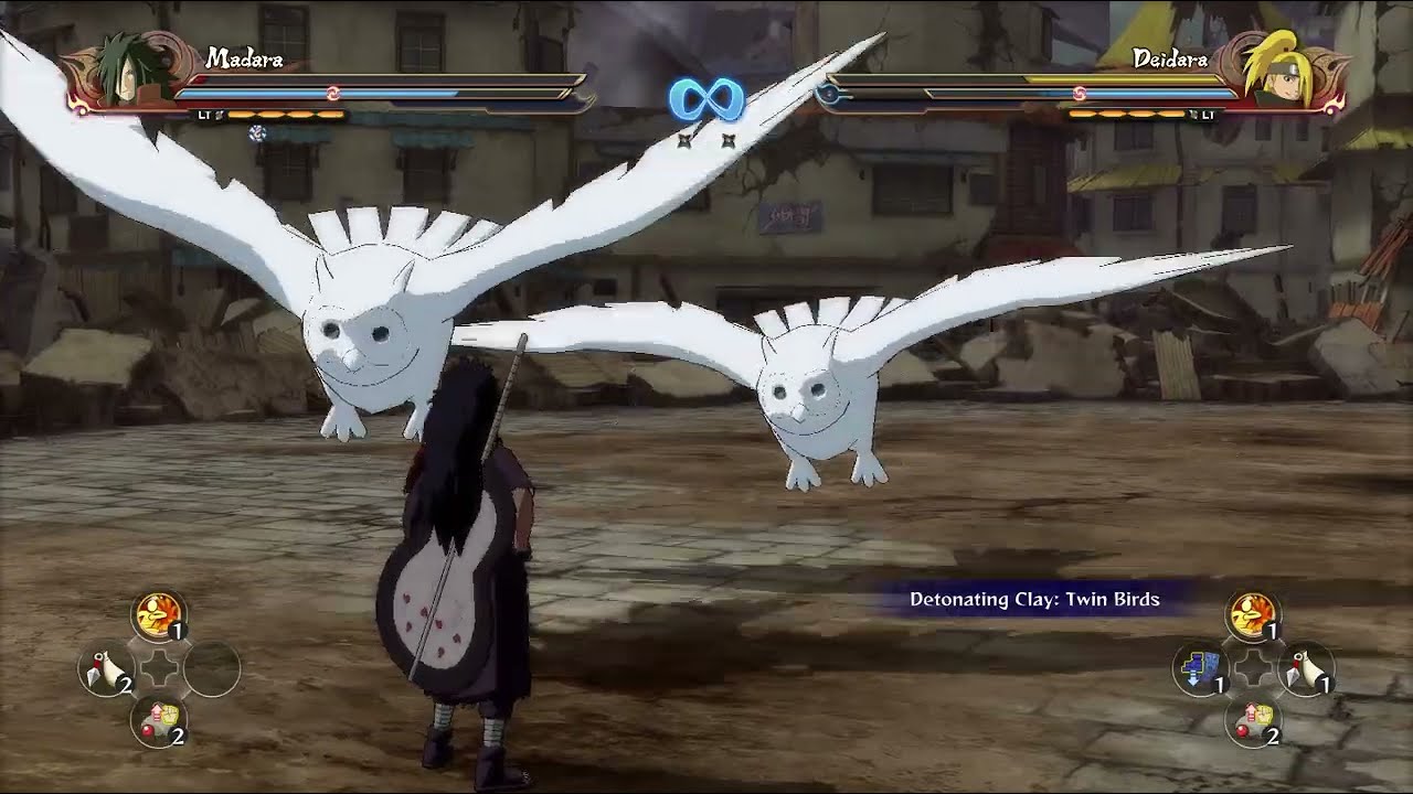 💥 Madara vs Deidara | Eternal Mangekyō vs Explosive Art | Jump Force Battle