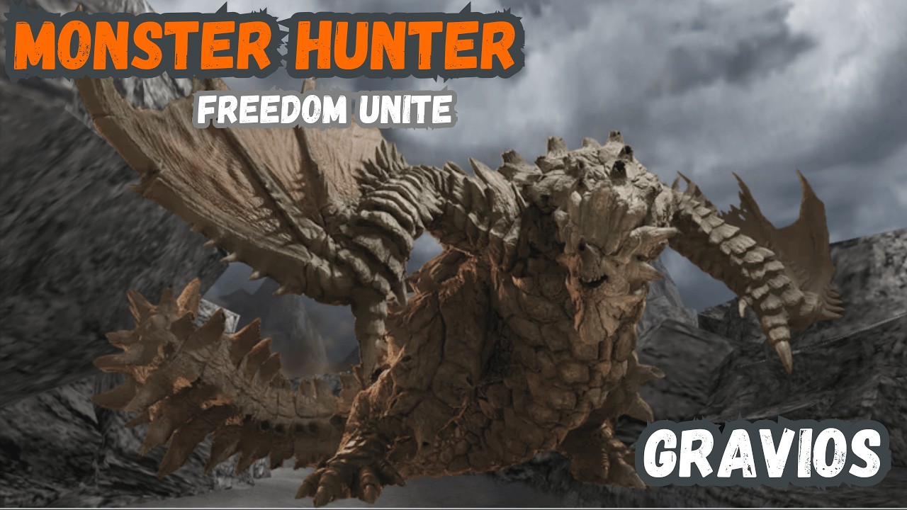 Monster Hunter Freedom Unite - Gravios #monsterhunter #monsterhunterfreedomunite #gravios #games