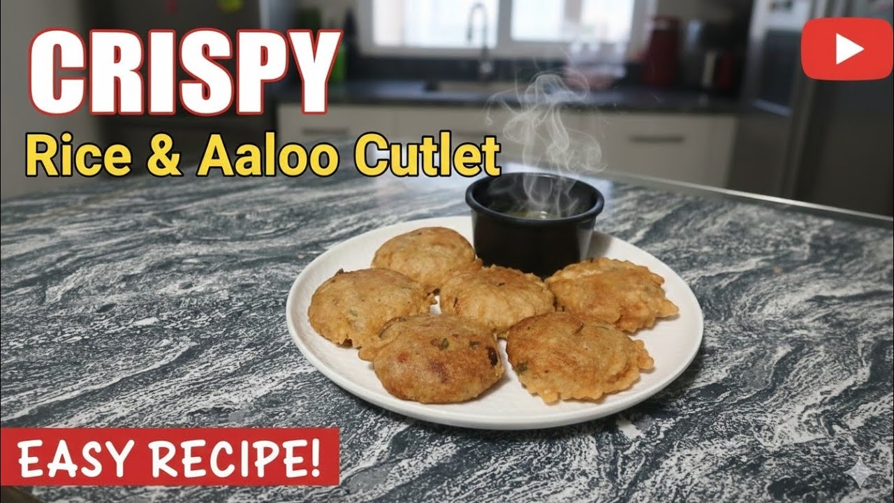 Rice and Aaloo Cutlet recipe| चावल और आलू कटलेट रेसिपी ....#recipe  #youtube 