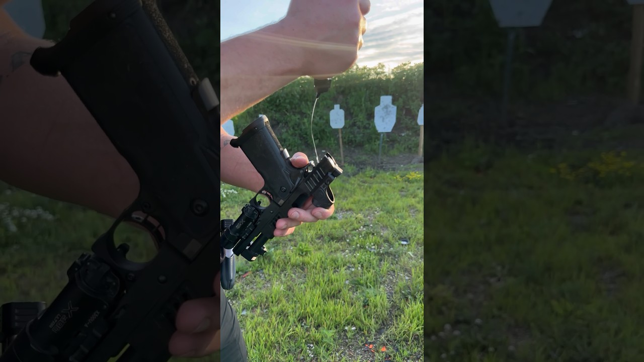 &ldquo;How do your slides move so easily&rdquo; 1 good guns 2 lots of lube 3 lots of ammo PewView25 @wethepeople