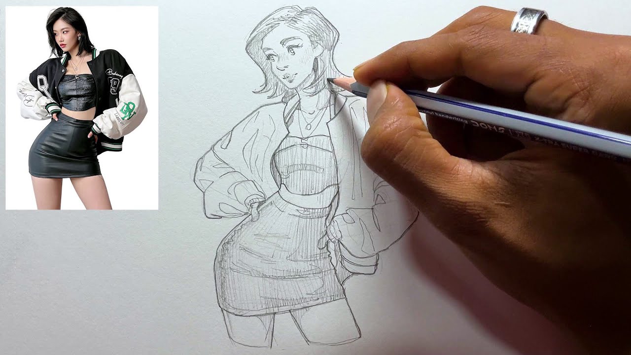 Easy Character/Figure Drawing from Reference for Beginners