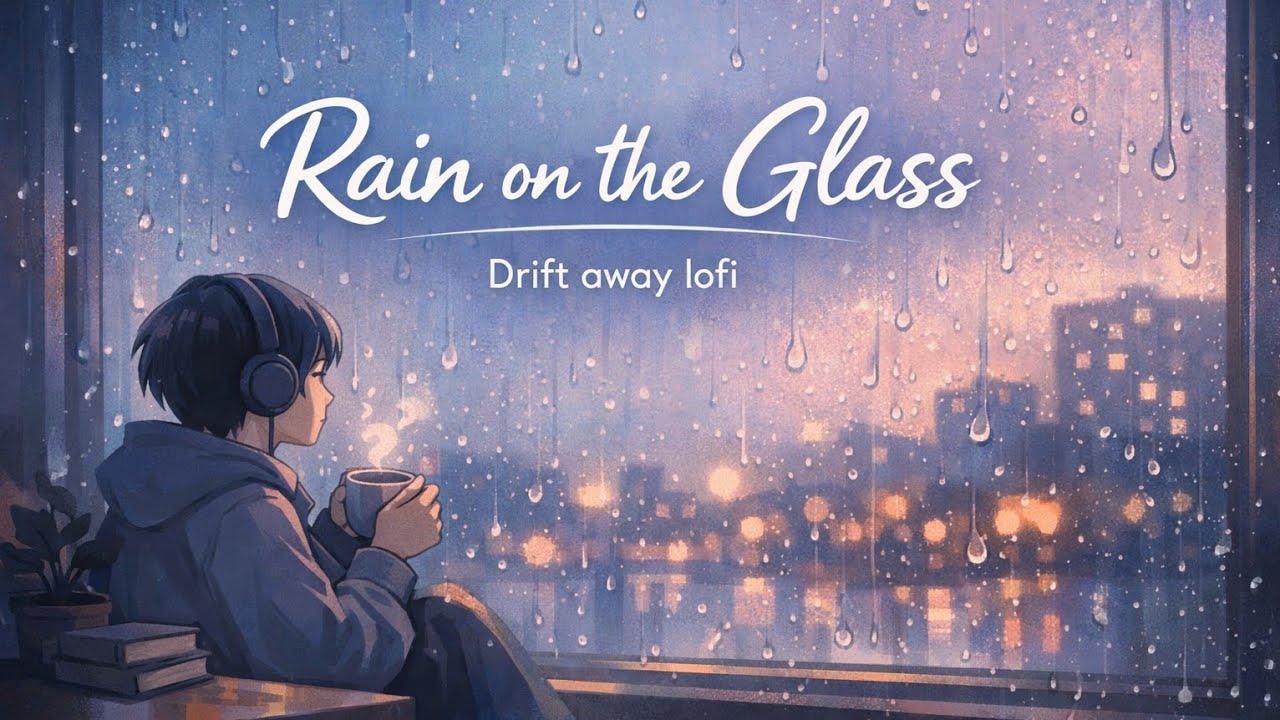 Rain on the Glass – Rainy Lofi Beats🌃🎵 | Drift away lofi