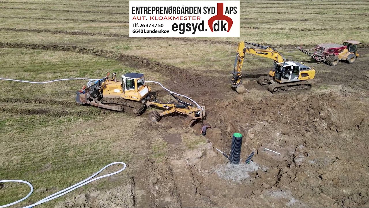 Gravefri dræning og projektering - Entreprenørgården Syd