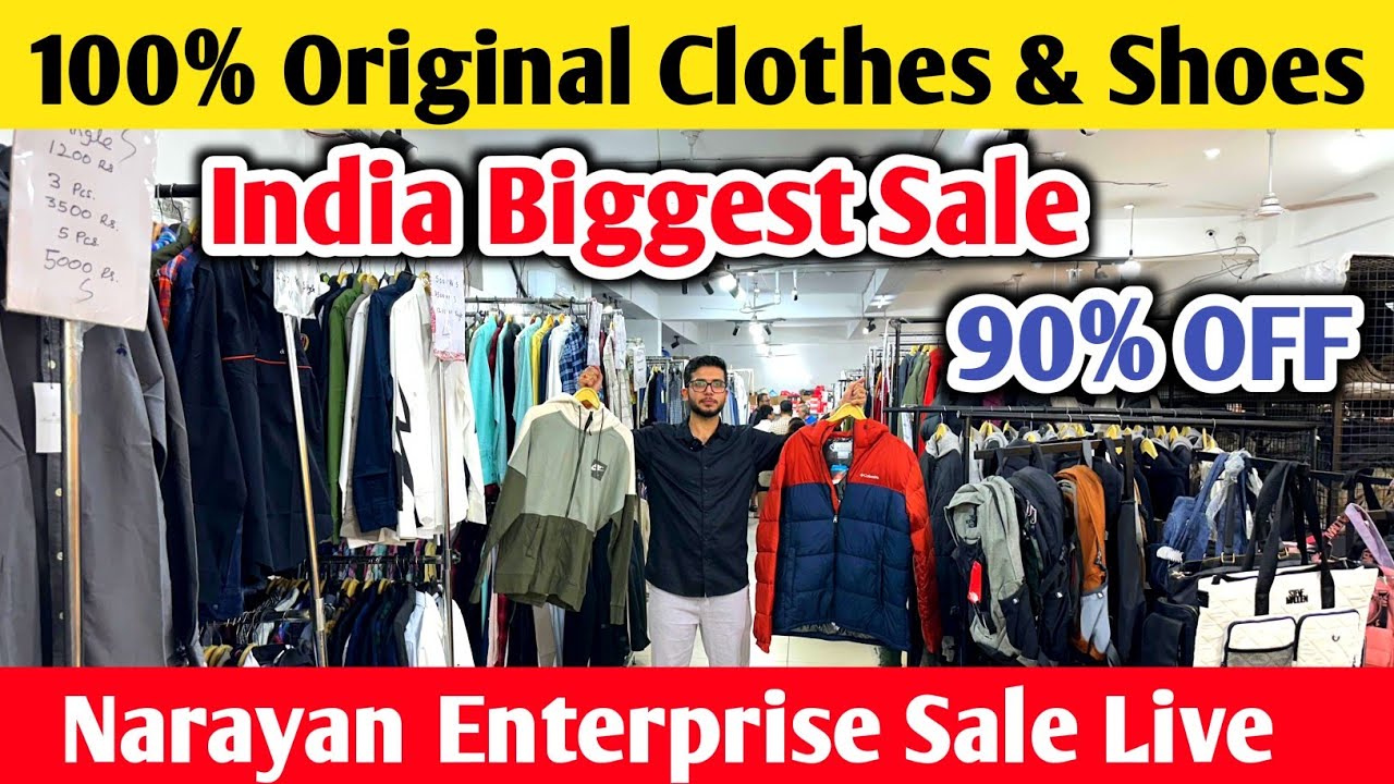 Narayan Enterprises Biggest Sale live | 100% Original Clothes & Shoes | Surplus Winter Collection