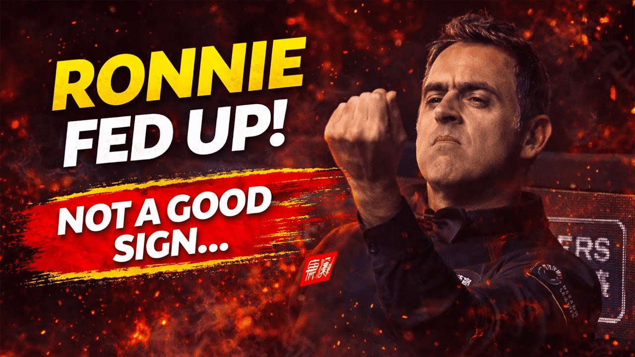 When Ronnie O’Sullivan Finally Loses Patience | Snooker