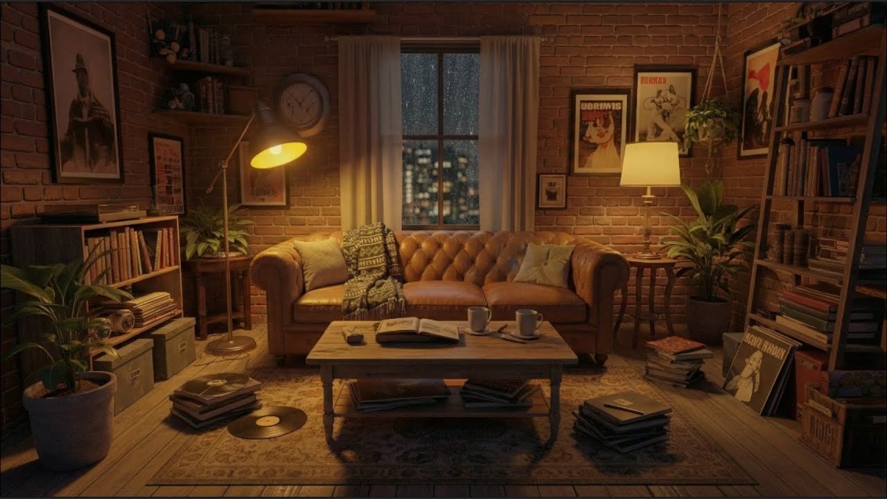 Relaxing Jazz Vintage Music at Night | Smooth Piano Jazz Instrumental for Sleep & Focus